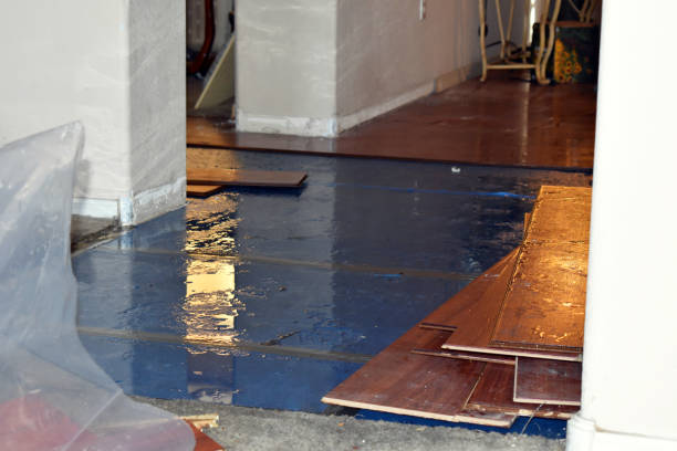 Professional Storm Water Damage Restoration technician working in East Brunswick, NJ